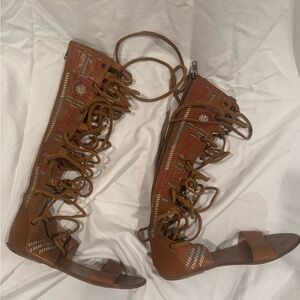 Free People leather Gladiator Sandals